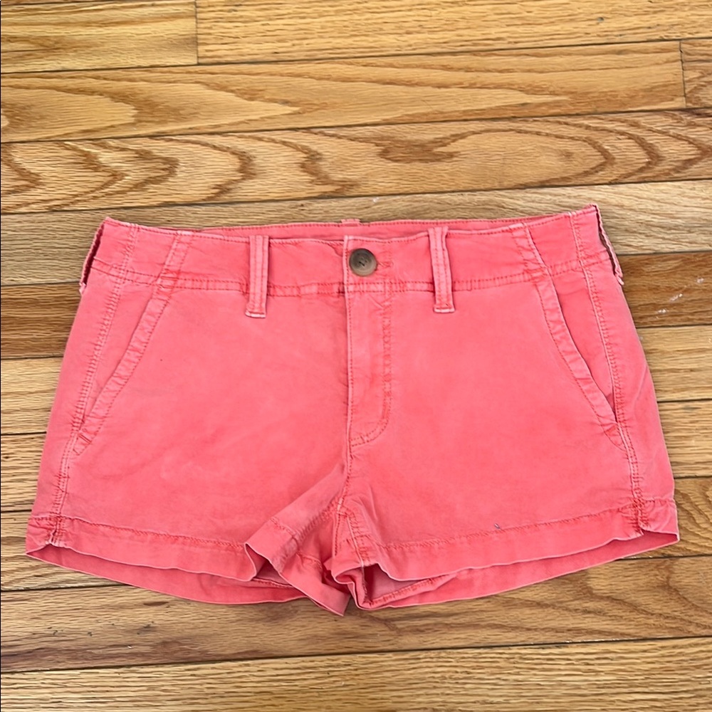 Coral Pink Casual Shorts